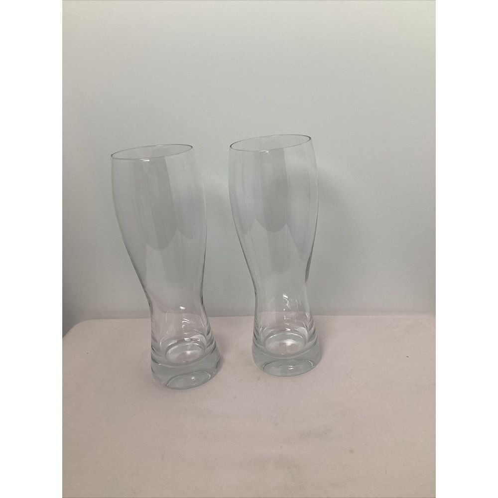 Mikasa Brewmaster's Collection Tall Wheat Beer Glass 9.5" Set Of 2 Heavy Sturdy